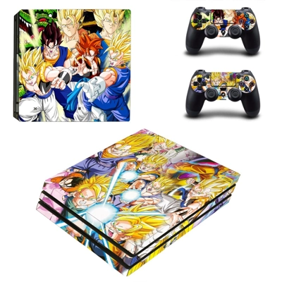 Dragon Ball Super decal skin for PS4 Pro Console and 2 Con.. Dragon Ball Super decal skin for PS4 Pro Console and 2 Con..