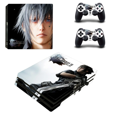 Final Fantasy decal skin for PS4 Pro Console and 2 Control.. Final Fantasy decal skin for PS4 Pro Console and 2 Control..