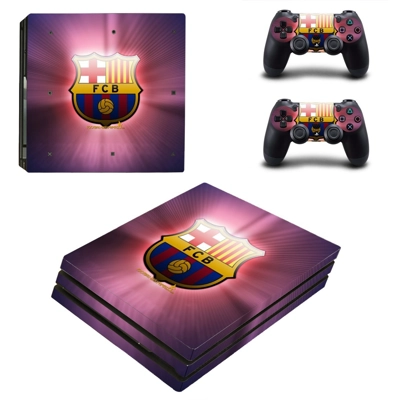 FC Barcelona decal skin for PS4 Pro Console and 2 Controll.. FC Barcelona decal skin for PS4 Pro Console and 2 Controll..