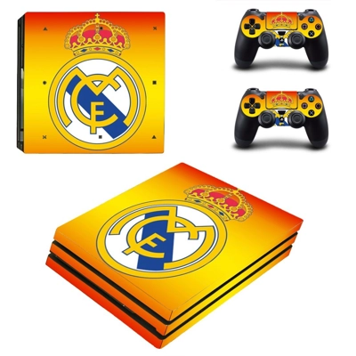 Real Madrid CF decal skin for PS4 Pro Console and 2 Contro.. Real Madrid CF decal skin for PS4 Pro Console and 2 Contro..