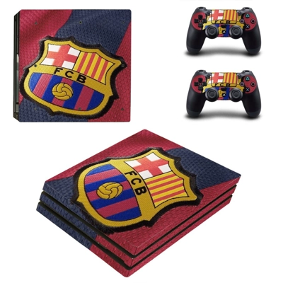 FC Barcelona decal skin for PS4 Pro Console and 2 Controll.. FC Barcelona decal skin for PS4 Pro Console and 2 Controll..