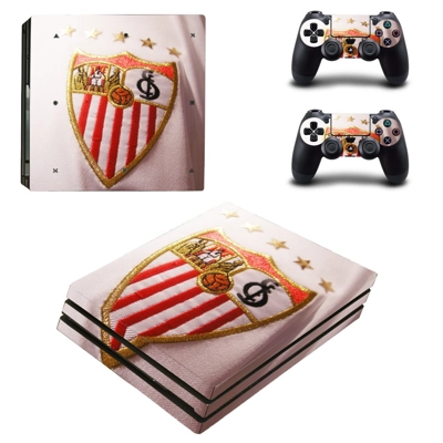 Sevilla FC decal skin for PS4 Pro Console and 2 Controllers Sevilla FC decal skin for PS4 Pro Console and 2 Controllers