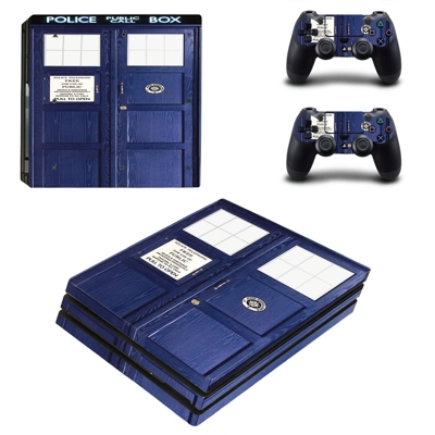 Police Public Call Box decal skin for PS4 Pro Console and .. Police Public Call Box decal skin for PS4 Pro Console and ..