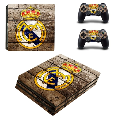 Real Madrid CF decal skin for PS4 Pro Console and 2 Contro.. Real Madrid CF decal skin for PS4 Pro Console and 2 Contro..