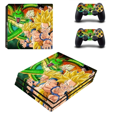 Dragon Ball Super decal skin for PS4 Pro Console and 2 Con.. Dragon Ball Super decal skin for PS4 Pro Console and 2 Con..
