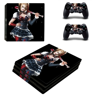 Harley Quinn decal skin for PS4 Pro Console and 2 Controll.. Harley Quinn decal skin for PS4 Pro Console and 2 Controll..