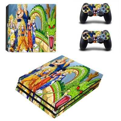 Dragon Ball Super decal skin for PS4 Pro Console and 2 Con.. Dragon Ball Super decal skin for PS4 Pro Console and 2 Con..