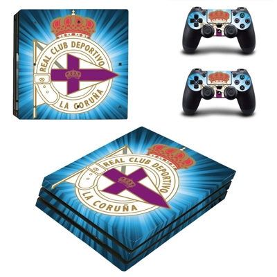 Deportivo de La Coru�a decal skin for PS4 Pro Console and .. Deportivo de La Coru�a decal skin for PS4 Pro Console and ..