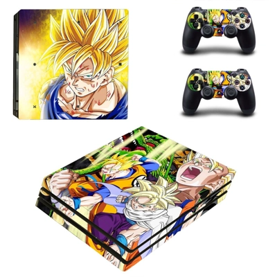 Dragon Ball Super decal skin for PS4 Pro Console and 2 Con.. Dragon Ball Super decal skin for PS4 Pro Console and 2 Con..