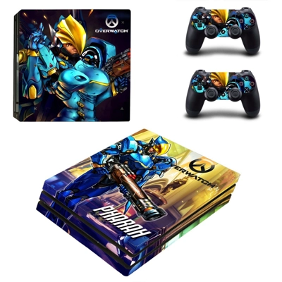 Overwatch decal skin for PS4 Pro Console and 2 Controllers Overwatch decal skin for PS4 Pro Console and 2 Controllers