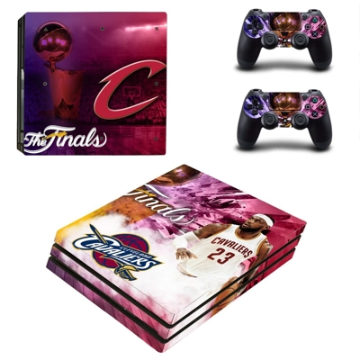 Cleveland Cavaliers decal skin for PS4 Pro Console and 2 C.. Cleveland Cavaliers decal skin for PS4 Pro Console and 2 C..