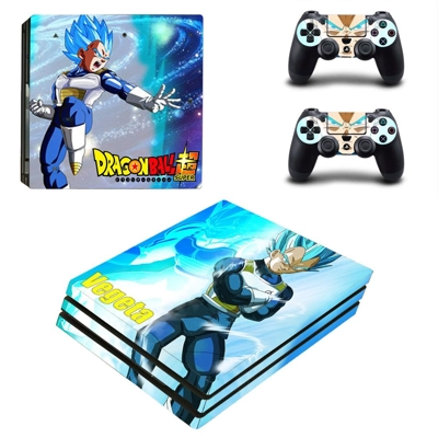 Dragon Ball Super decal skin for PS4 Pro Console and 2 Con.. Dragon Ball Super decal skin for PS4 Pro Console and 2 Con..