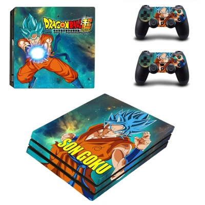 Dragon Ball Super decal skin for PS4 Pro Console and 2 Con.. Dragon Ball Super decal skin for PS4 Pro Console and 2 Con..