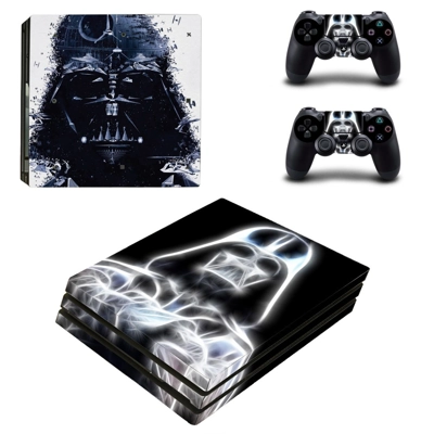 Star wars Darth vader decal skin for PS4 Pro Console and 2 Controllers
