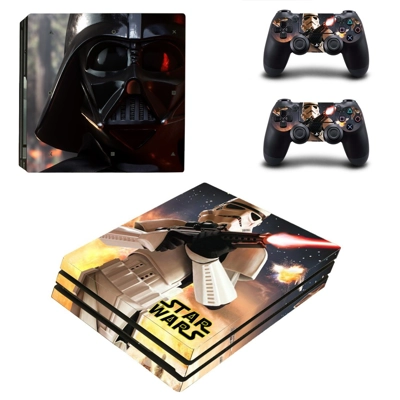 Star wars decal skin for PS4 Pro Console and 2 Controllers Star wars decal skin for PS4 Pro Console and 2 Controllers