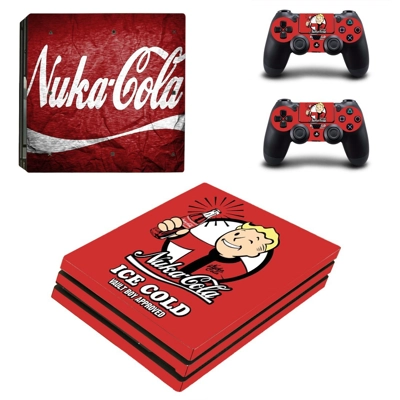 Fallout decal skin for PS4 Pro Console and 2 Controllers Fallout decal skin for PS4 Pro Console and 2 Controllers