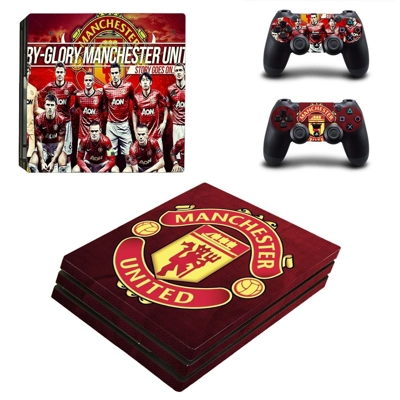Manchester United decal skin for PS4 Pro Console and 2 Con.. Manchester United decal skin for PS4 Pro Console and 2 Con..