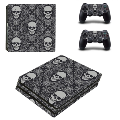Skull clipart decal skin for PS4 Pro Console and 2 Control.. Skull clipart decal skin for PS4 Pro Console and 2 Control..