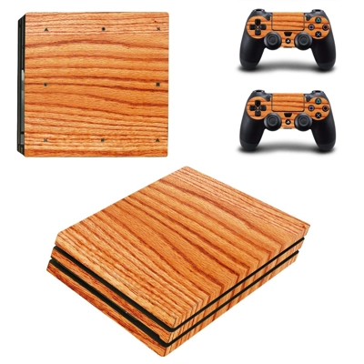 Wooden Board decal skin for PS4 Pro Console and 2 Controll.. Wooden Board decal skin for PS4 Pro Console and 2 Controll..