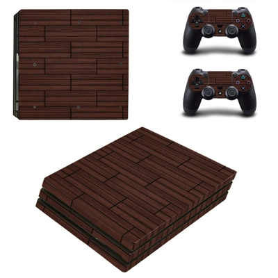 Wooden Board decal skin for PS4 Pro Console and 2 Controll.. Wooden Board decal skin for PS4 Pro Console and 2 Controll..
