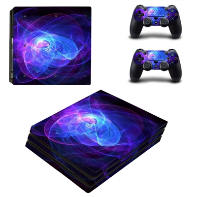 Galaxy New decal skin for PS4 Pro Console and 2 Controllers Galaxy New decal skin for PS4 Pro Console and 2 Controllers