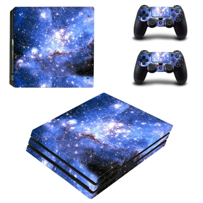 Stars of Sky decal skin for PS4 Pro Console and 2 Controll.. Stars of Sky decal skin for PS4 Pro Console and 2 Controll..