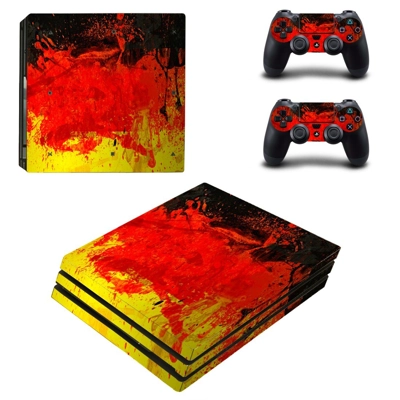 Poured Colors decal skin for PS4 Pro Console and 2 Control.. Poured Colors decal skin for PS4 Pro Console and 2 Control..