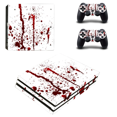 Red Blood drops decal skin for PS4 Pro Console and 2 Contr.. Red Blood drops decal skin for PS4 Pro Console and 2 Contr..