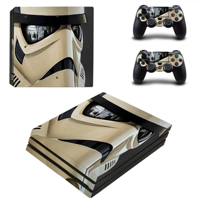 Star Wars decal skin for PS4 Pro Console and 2 Controllers Star Wars decal skin for PS4 Pro Console and 2 Controllers