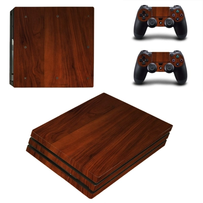 Wooden Board decal skin for PS4 Pro Console and 2 Controll.. Wooden Board decal skin for PS4 Pro Console and 2 Controll..