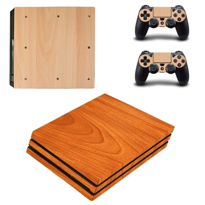 Wooden Board decal skin for PS4 Pro Console and 2 Controll.. Wooden Board decal skin for PS4 Pro Console and 2 Controll..