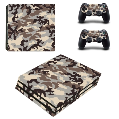 Camouflage decal skin for PS4 Pro Console and 2 Controllers Camouflage decal skin for PS4 Pro Console and 2 Controllers