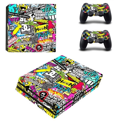 Various Sticker decal skin for PS4 Pro Console and 2 Contr.. Various Sticker decal skin for PS4 Pro Console and 2 Contr..