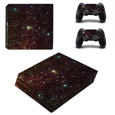 Night Stars decal skin for PS4 Pro Console and 2 Controllers Night Stars decal skin for PS4 Pro Console and 2 Controllers