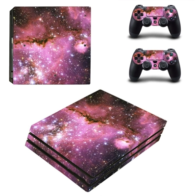 Night Stars decal skin for PS4 Pro Console and 2 Controllers Night Stars decal skin for PS4 Pro Console and 2 Controllers