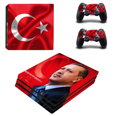 Recep Tayyip Erdogan decal skin for PS4 Pro Console and 2 .. Recep Tayyip Erdogan decal skin for PS4 Pro Console and 2 ..