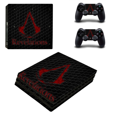 Assassin's Creed decal skin for PS4 Pro Console and 2 Cont.. Assassin's Creed decal skin for PS4 Pro Console and 2 Cont..