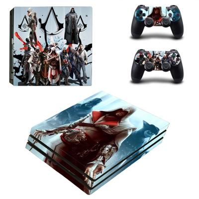 Assassin's Creed decal skin for PS4 Pro Console and 2 Cont.. Assassin's Creed decal skin for PS4 Pro Console and 2 Cont..