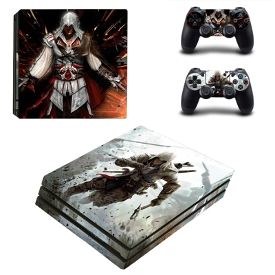 Assassin's Creed decal skin for PS4 Pro Console and 2 Cont.. Assassin's Creed decal skin for PS4 Pro Console and 2 Cont..