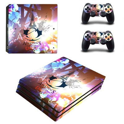 Assassin's Creed Unity decal skin for PS4 Pro Console and .. Assassin's Creed Unity decal skin for PS4 Pro Console and ..