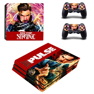 Doctor Strange decal skin for PS4 Pro Console and 2 Controllers