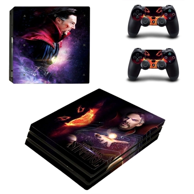 Doctor Strange decal skin for PS4 Pro Console and 2 Contro.. Doctor Strange decal skin for PS4 Pro Console and 2 Contro..