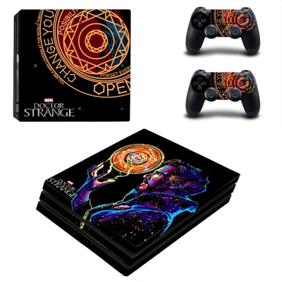 Doctor Strange decal skin for PS4 Pro Console and 2 Controllers