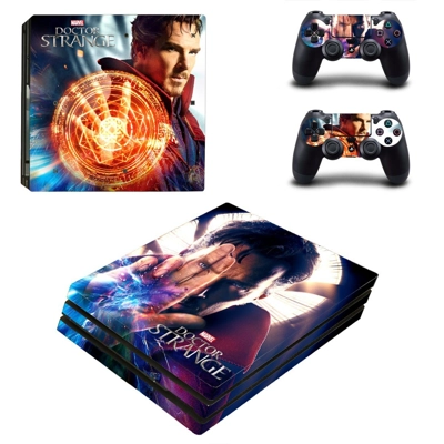 Doctor Strange decal skin for PS4 Pro Console and 2 Controllers