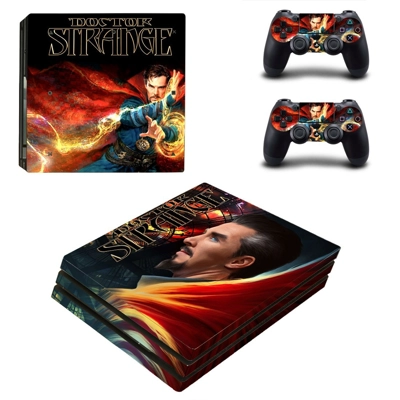 Doctor Strange decal skin for PS4 Pro Console and 2 Controllers