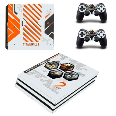 Titanfall 2 decal skin for PS4 Pro Console and 2 Controllers Titanfall 2 decal skin for PS4 Pro Console and 2 Controllers