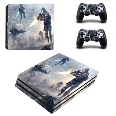 Titanfall 2 decal skin for PS4 Pro Console and 2 Controllers Titanfall 2 decal skin for PS4 Pro Console and 2 Controllers