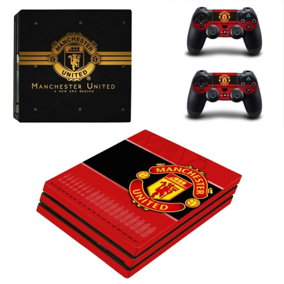 Manchester United decal skin for PS4 Pro Console and 2 Controllers