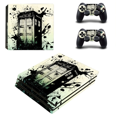 Police Public Call Box decal skin for PS4 Pro Console and .. Police Public Call Box decal skin for PS4 Pro Console and ..