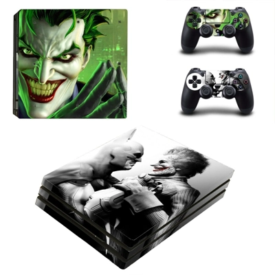 Batman VS Joker decal skin for PS4 Pro Console and 2 Controllers